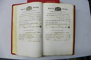 Was GA, Marriages Book B, 1852 - 1860, P 074-075.JPG