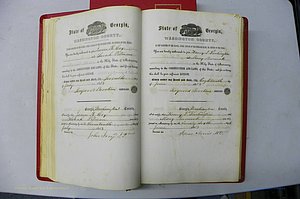 Was GA, Marriages Book B, 1852 - 1860, P 076-077.JPG