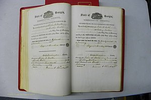 Was GA, Marriages Book B, 1852 - 1860, P 082-083.JPG