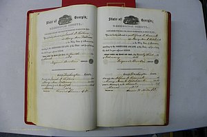 Was GA, Marriages Book B, 1852 - 1860, P 095-096.JPG