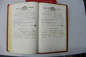 Was GA, Marriages Book B, 1852 - 1860, P 418-419.JPG
