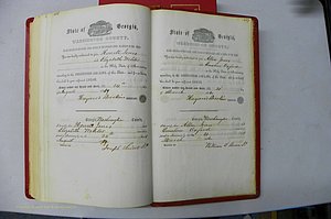 Was GA, Marriages Book B, 1852 - 1860, P 456-457.JPG