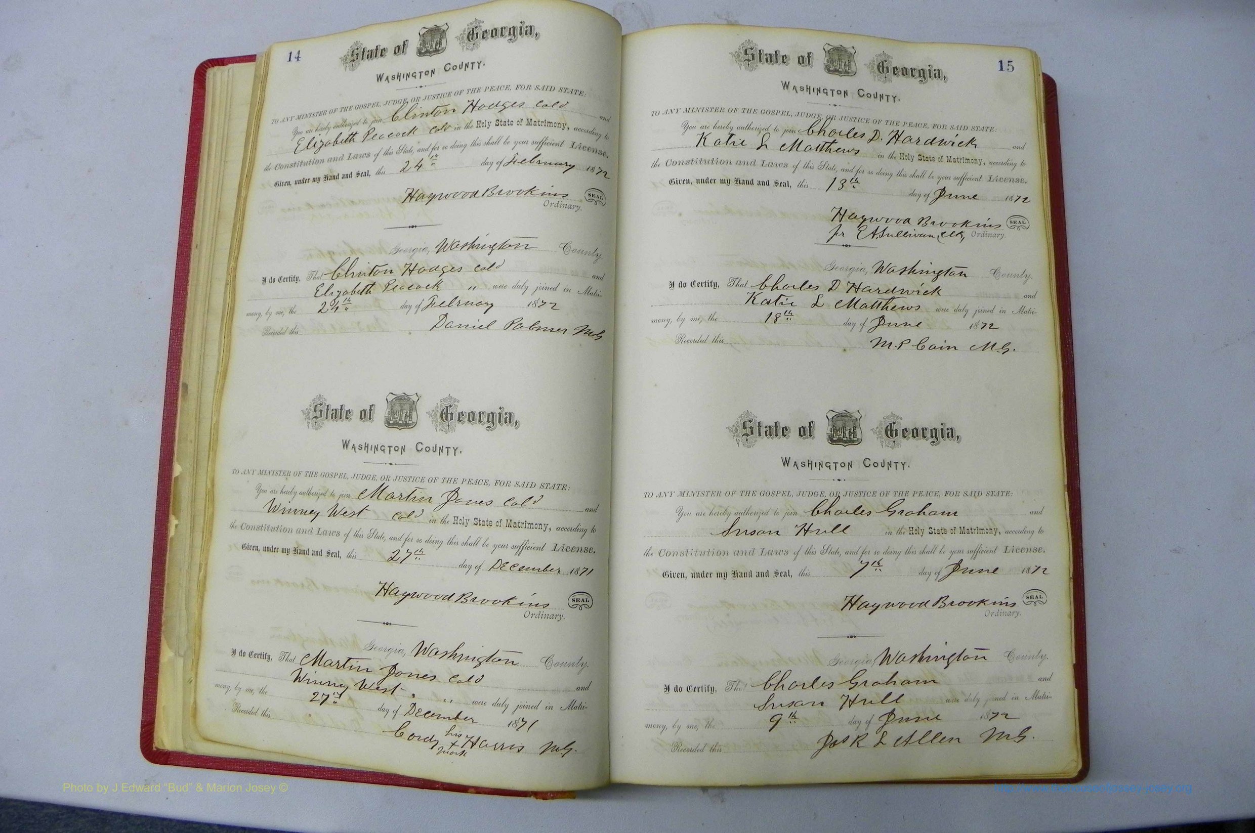 Was GA, Marriages Book D, 1872 - 1879, P 014-015.JPG