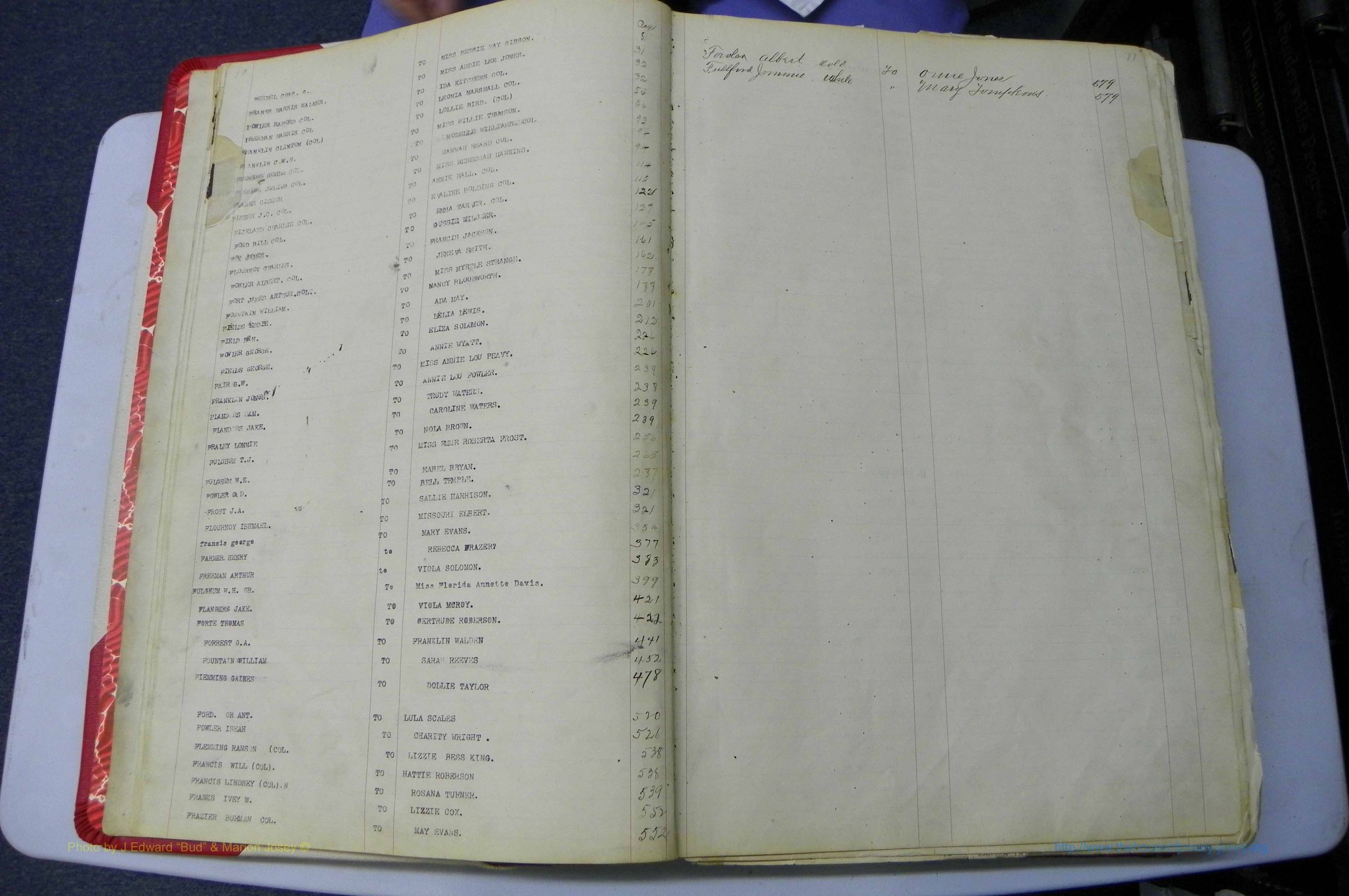 Was GA, Marriages Book K, 1907 - 1913, Index F.JPG