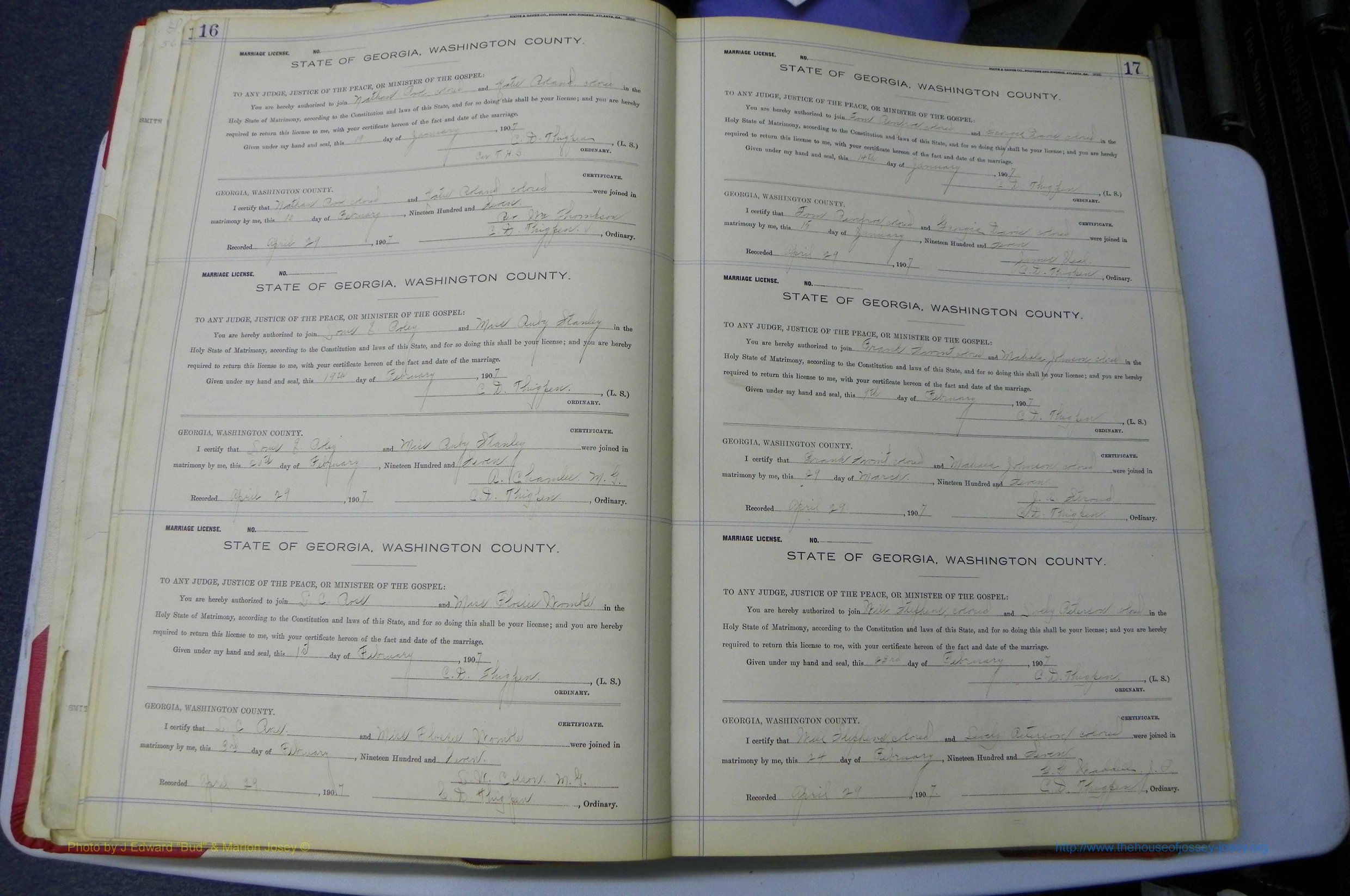 Was GA, Marriages Book K, 1907 - 1913, P 016-017.JPG