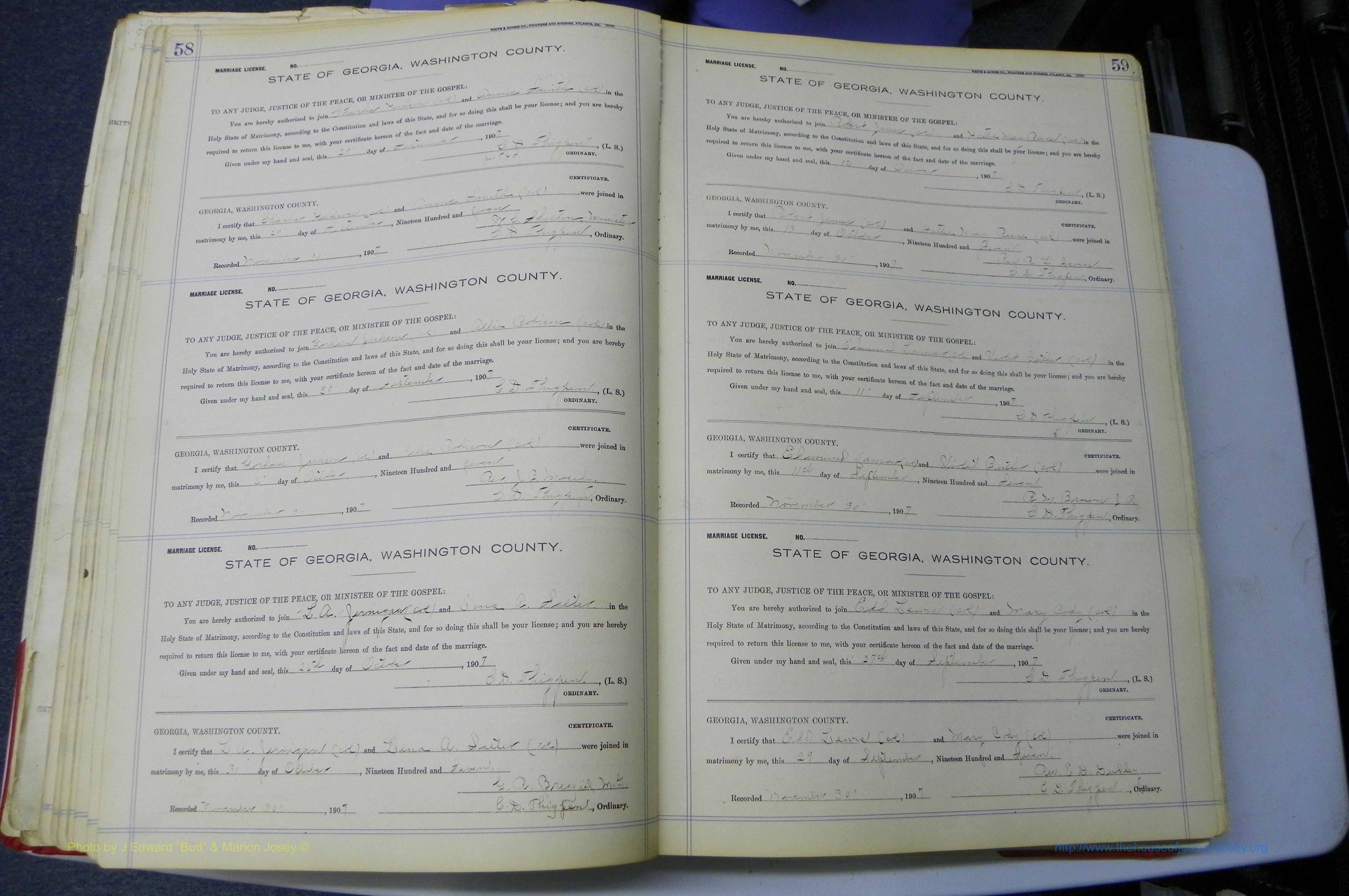 Was GA, Marriages Book K, 1907 - 1913, P 058-059.JPG