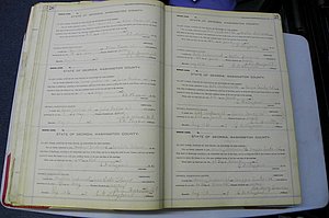 Was GA, Marriages Book K, 1907 - 1913, P 026-027.JPG
