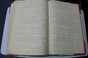 Was GA, Marriages Book K, 1907 - 1913, P 594-595.JPG