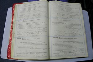 Was GA, Marriages Book L, 1913 - 1917, P 018-019.JPG