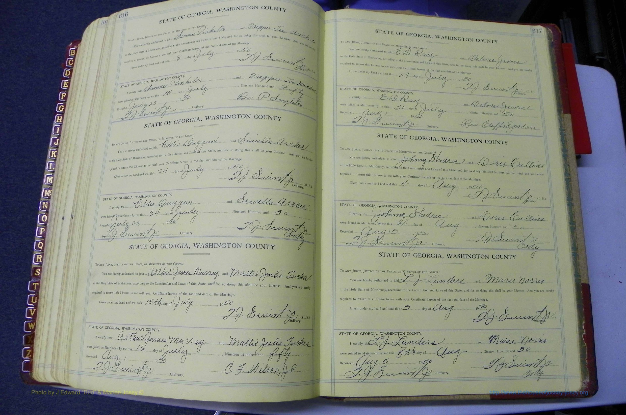 Was GA, Mar. Book P, 1938 - 1951, Col, P 616-617.JPG