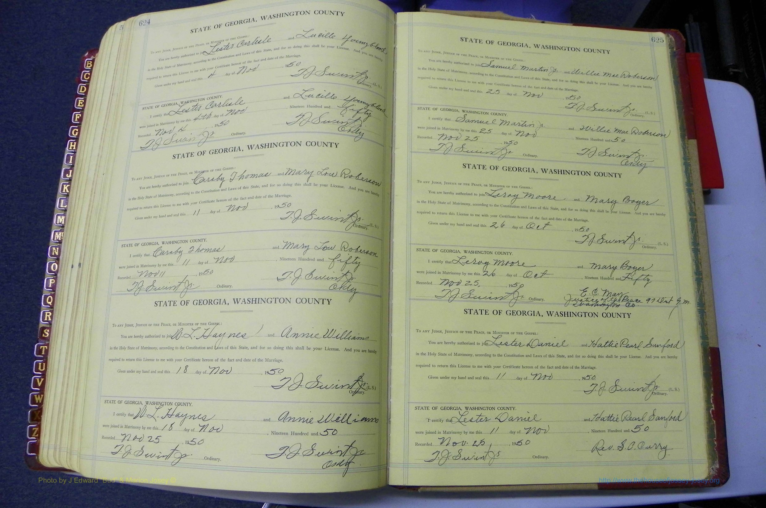 Was GA, Mar. Book P, 1938 - 1951, Col, P 624-625.JPG