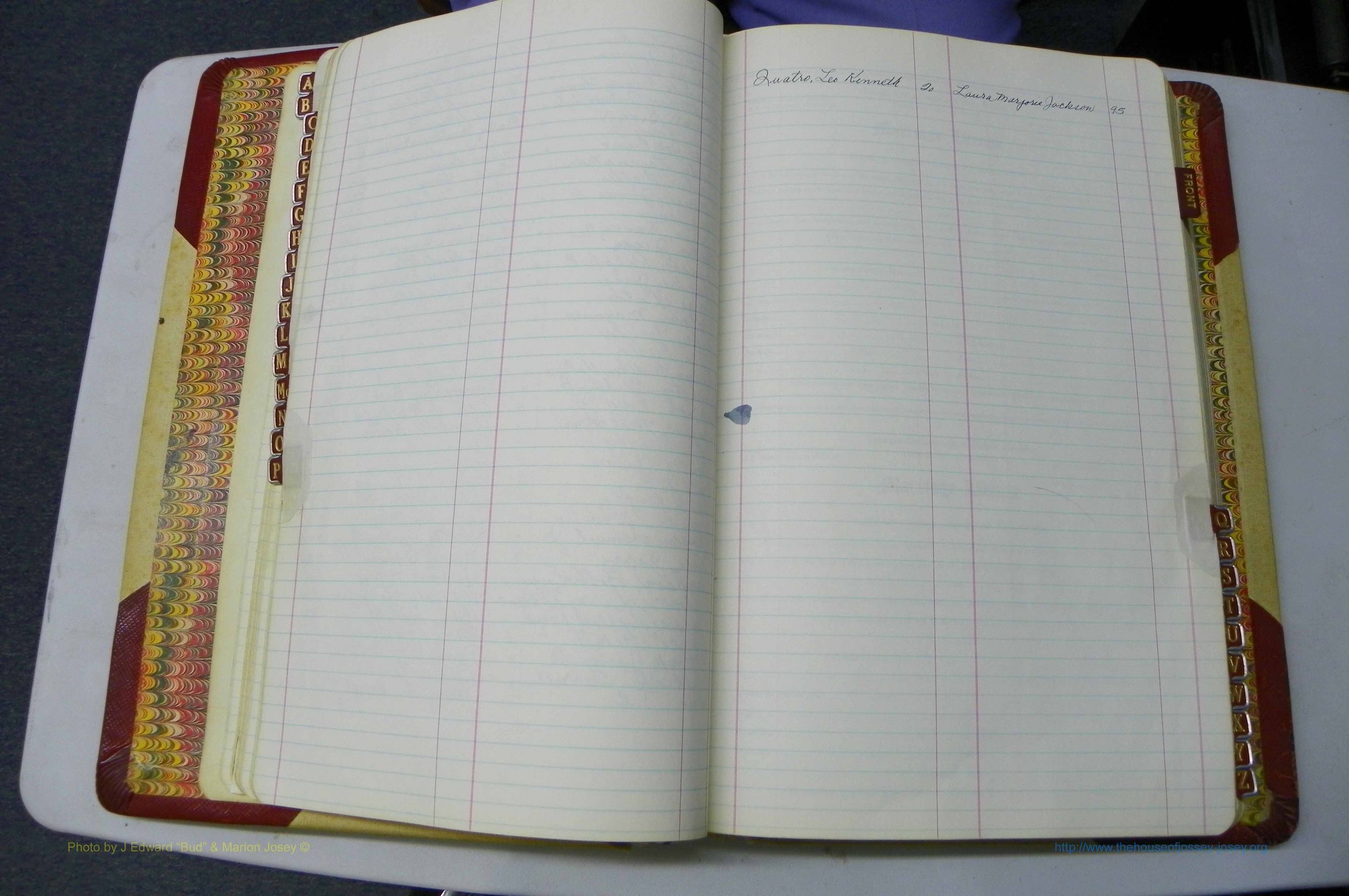 Was GA, Mar. Book S, 1952 - 1966, White, Index Q.JPG