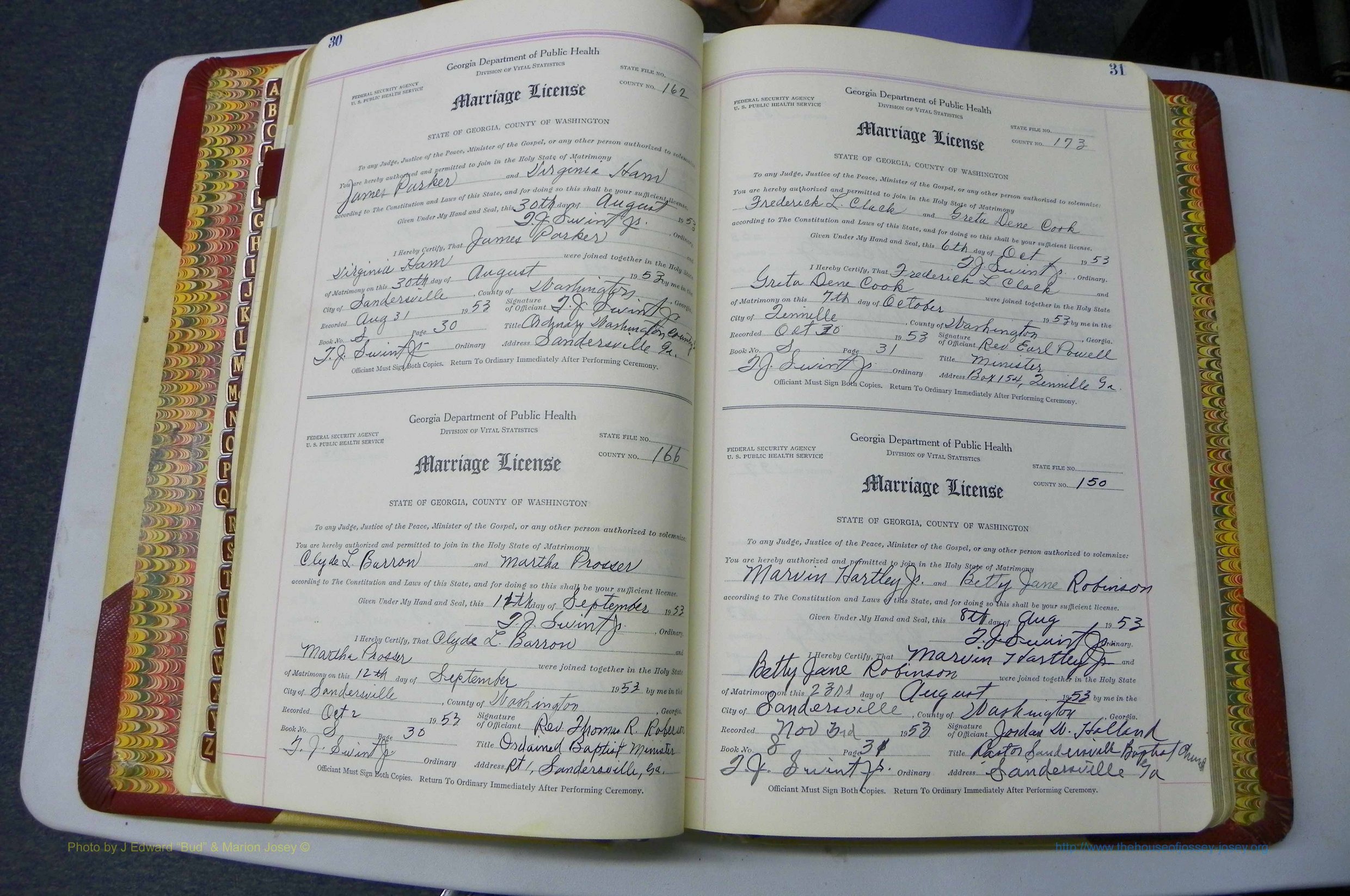 Was GA, Mar. Book S, 1952 - 1966, White, P 030-031.JPG