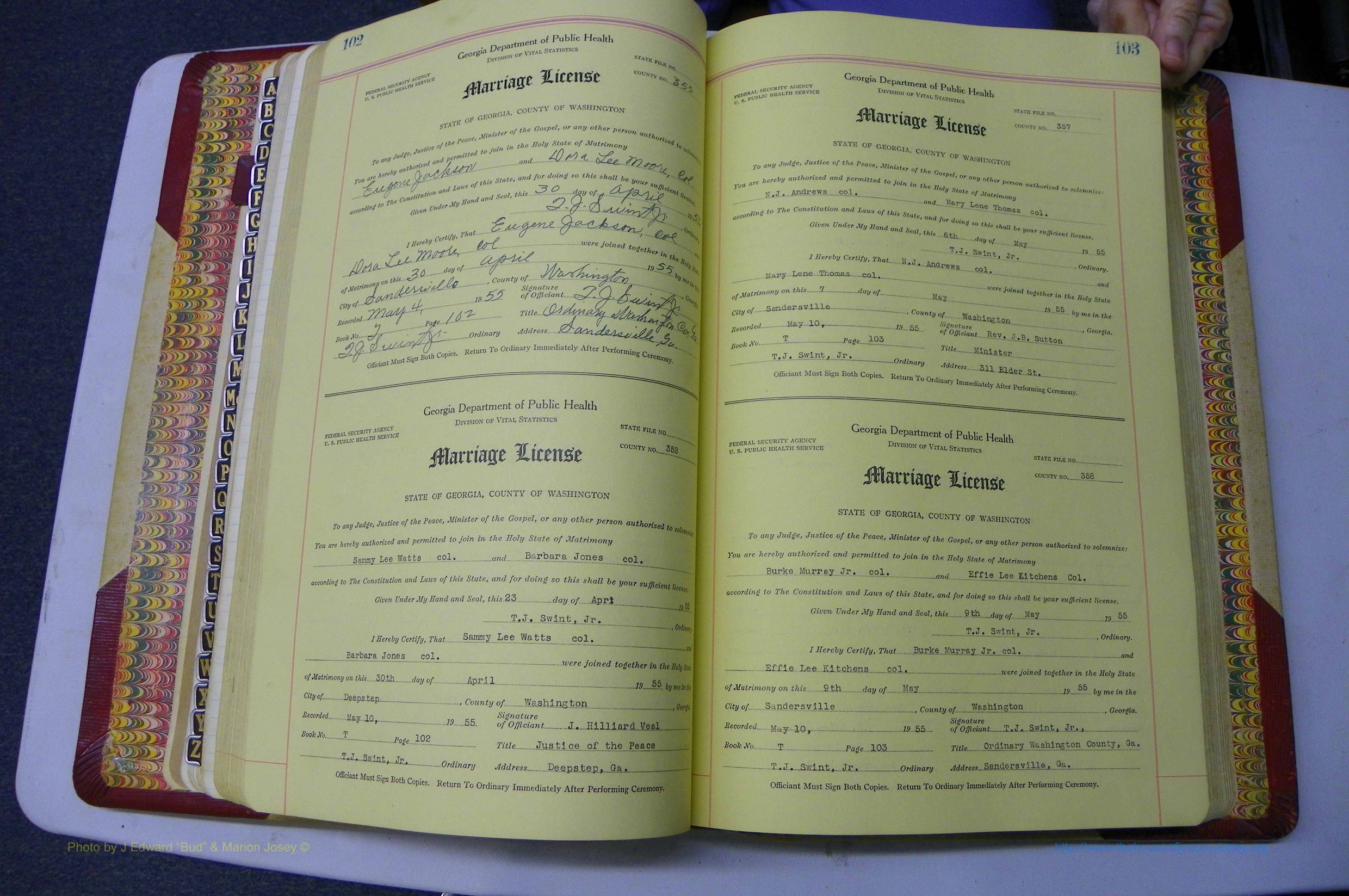 Was GA, Mar. Book T, 1952 - 1962, Col, P 102-103.JPG