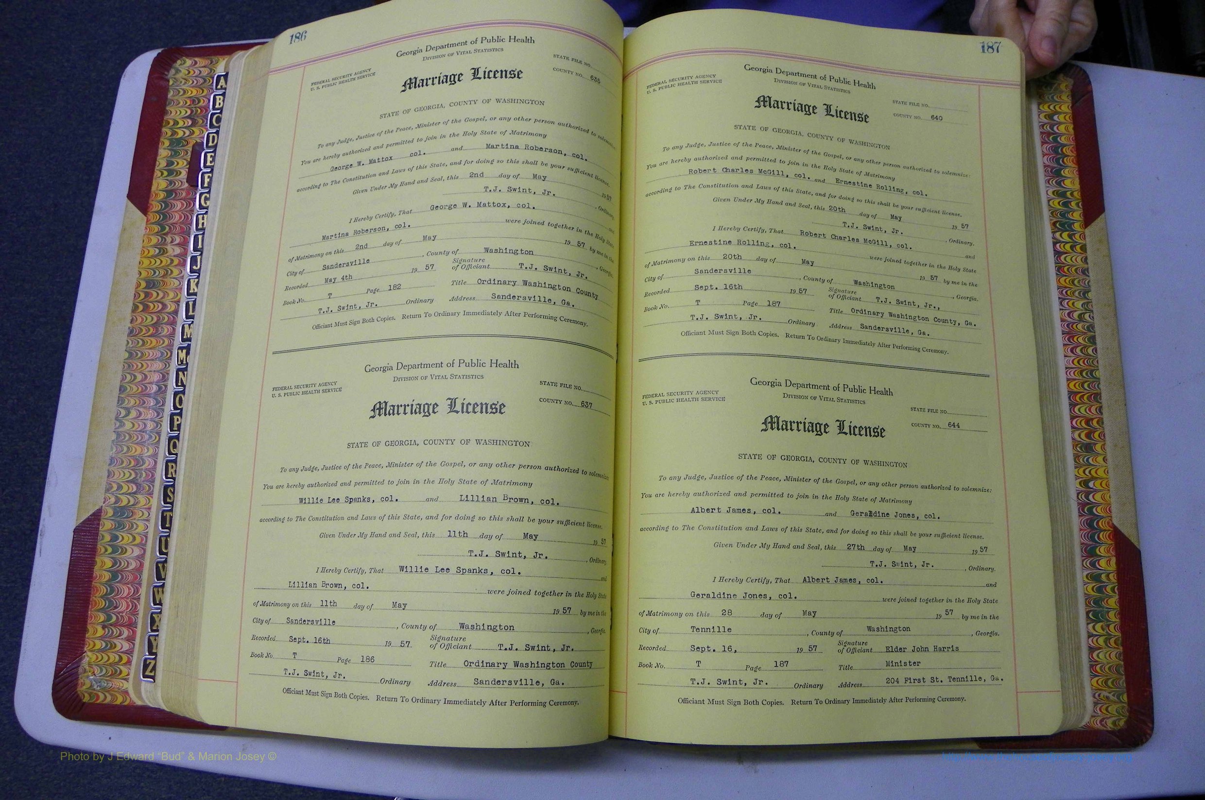 Was GA, Mar. Book T, 1952 - 1962, Col, P 186-187.JPG