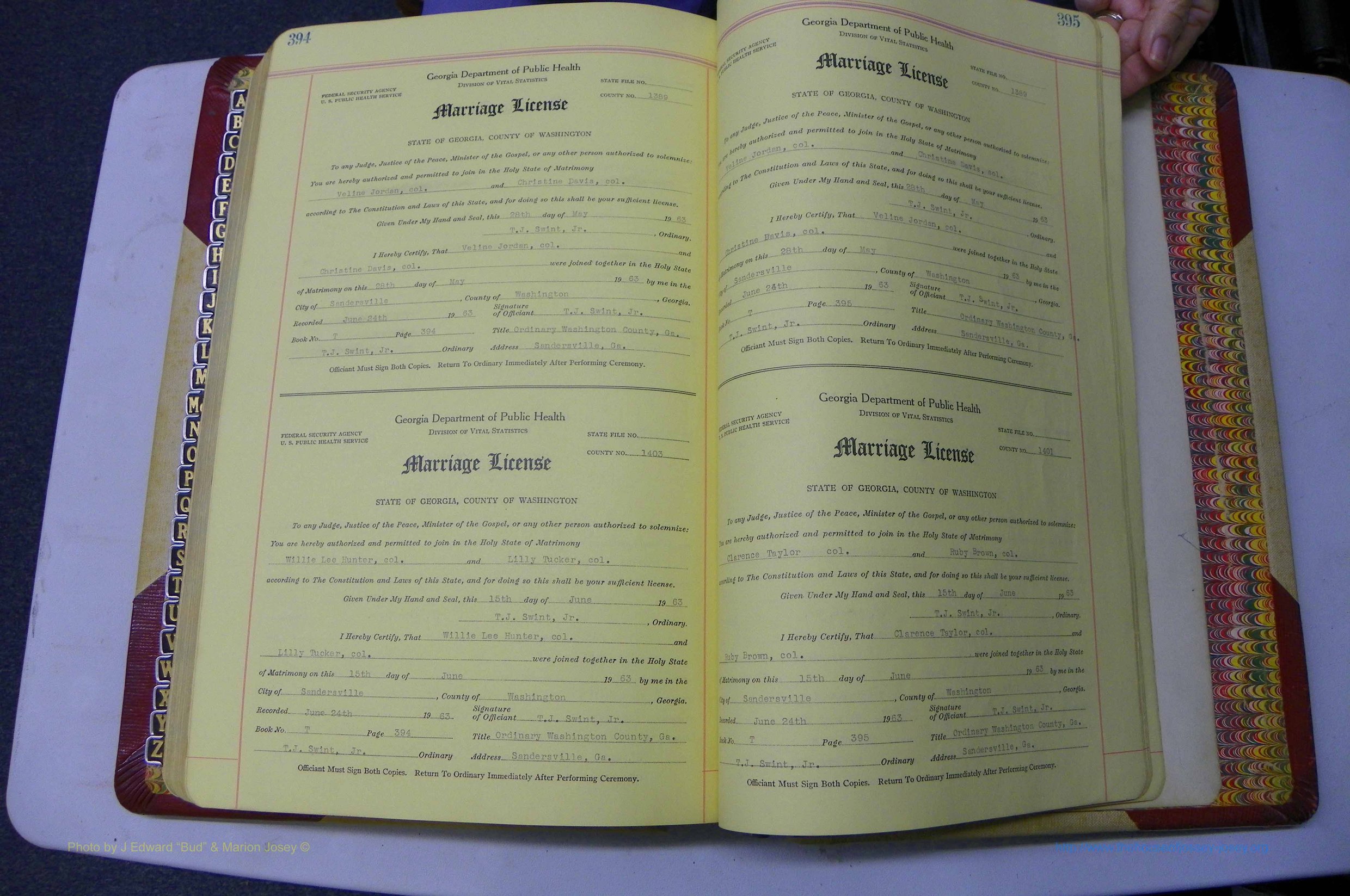 Was GA, Mar. Book T, 1952 - 1962, Col, P 394-395.JPG
