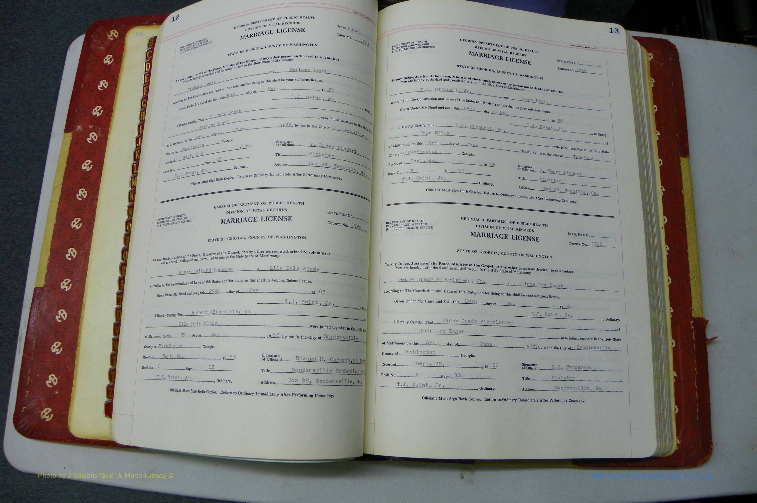 Was GA, Mar. Book V, 1966 - 1975, White, P 012-013.JPG