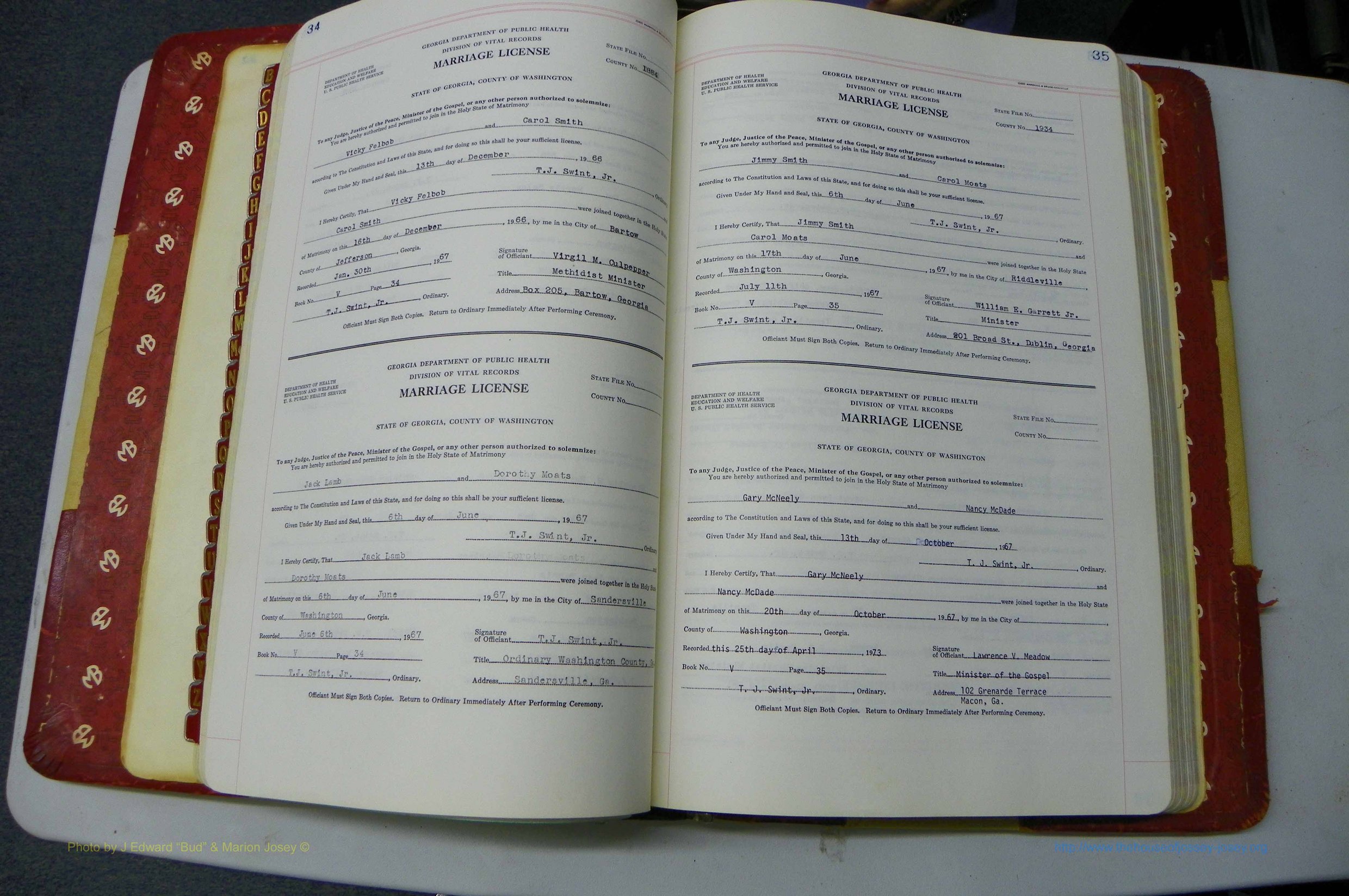 Was GA, Mar. Book V, 1966 - 1975, White, P 034-035.JPG