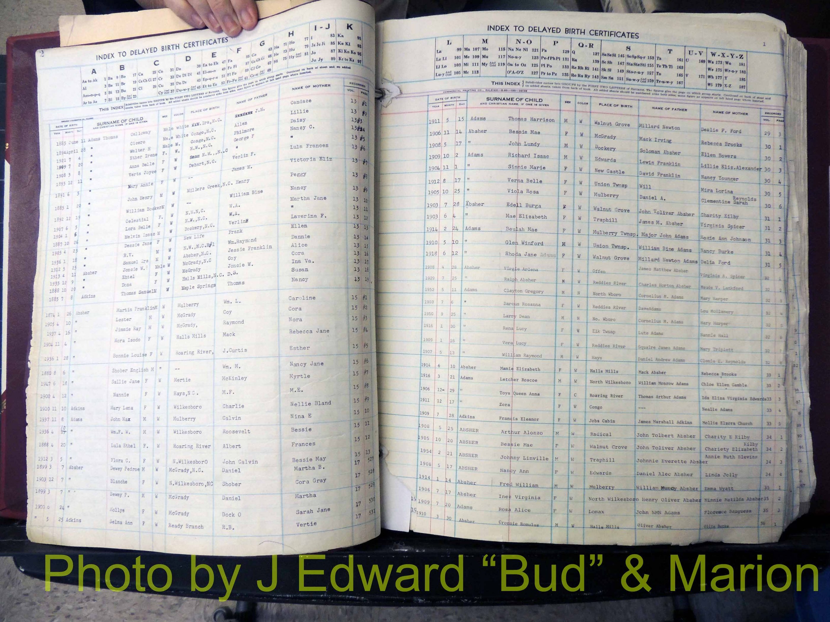 Wilkes Co, NC, Delayed Births (103).JPG