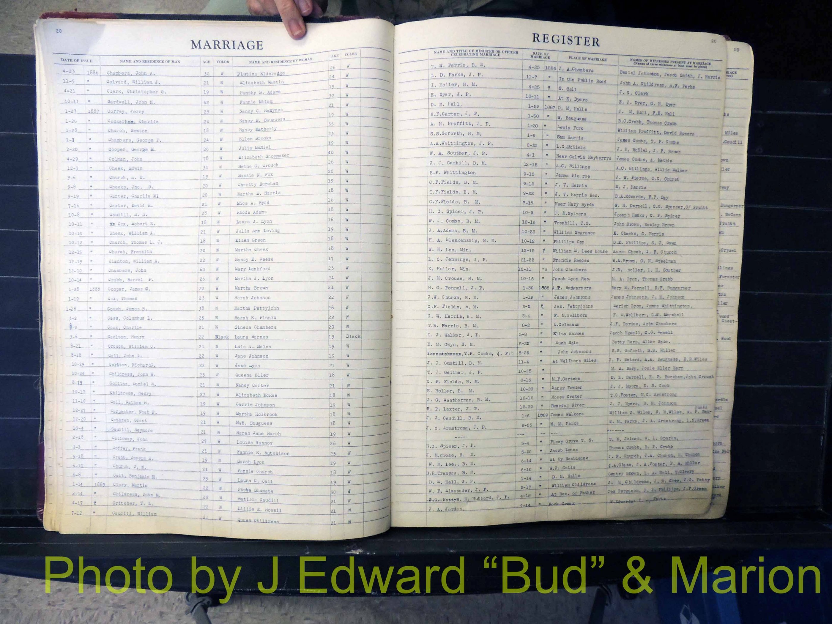 Wilkes Co, NC, Marriage Book 1, 1870-1940 (121).JPG
