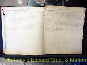 Wilkes Co, NC, Marriage Book 2, 1902-1911 (116).JPG