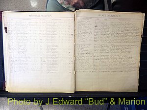 Wilkes Co, NC, Marriage Book 2, 1902-1911 (121).JPG