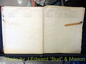 Wilkes Co, NC, Marriage Book 2, 1902-1911 (125).JPG