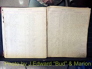 Wilkes Co, NC, Marriage Book 2, 1902-1911 (127).JPG