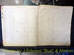 Wilkes Co, NC, Marriage Book 2, 1902-1911 (130).JPG