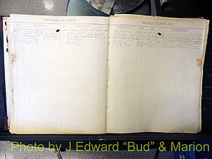 Wilkes Co, NC, Marriage Book 2, 1902-1911 (132).JPG