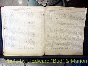 Wilkes Co, NC, Marriage Book 2, 1902-1911 (138).JPG