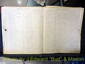 Wilkes Co, NC, Marriage Book 2, 1902-1911 (139).JPG