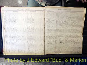 Wilkes Co, NC, Marriage Book 2, 1902-1911 (140).JPG