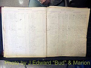 Wilkes Co, NC, Marriage Book 2, 1902-1911 (141).JPG