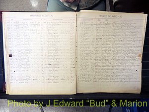 Wilkes Co, NC, Marriage Book 2, 1902-1911 (143).JPG