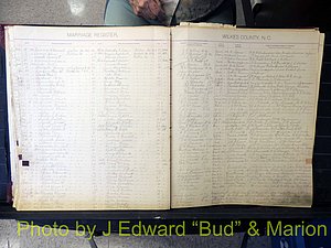 Wilkes Co, NC, Marriage Book 2, 1902-1911 (153).JPG