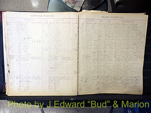 Wilkes Co, NC, Marriage Book 2, 1902-1911 (155).JPG