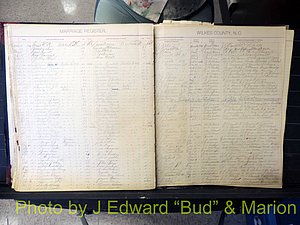 Wilkes Co, NC, Marriage Book 2, 1902-1911 (156).JPG