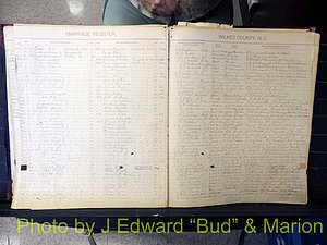 Wilkes Co, NC, Marriage Book 2, 1902-1911 (158).JPG