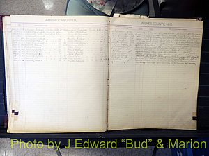 Wilkes Co, NC, Marriage Book 2, 1902-1911 (161).JPG