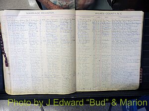Wilkes Co, NC, Marriage Book 4, 1920-1937 (179).JPG
