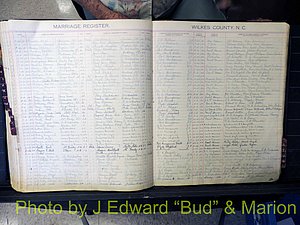 Wilkes Co, NC, Marriage Book 4, 1920-1937 (180).JPG