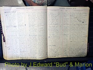 Wilkes Co, NC, Marriage Book 4, 1920-1937 (181).JPG