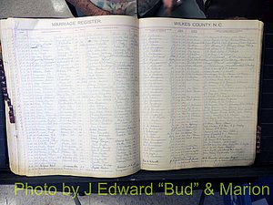 Wilkes Co, NC, Marriage Book 4, 1920-1937 (185).JPG