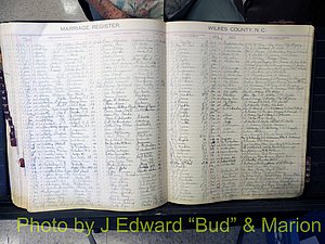 Wilkes Co, NC, Marriage Book 4, 1920-1937 (189).JPG