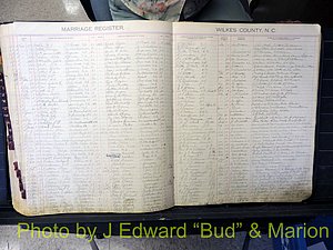 Wilkes Co, NC, Marriage Book 4, 1920-1937 (201).JPG