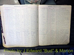 Wilkes Co, NC, Marriage Book 4, 1920-1937 (205).JPG