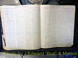Wilkes Co, NC, Marriage Book 4, 1920-1937 (207).JPG