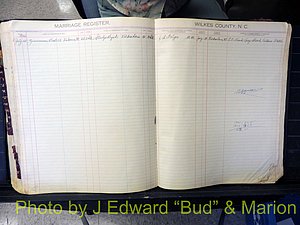 Wilkes Co, NC, Marriage Book 4, 1920-1937 (211).JPG