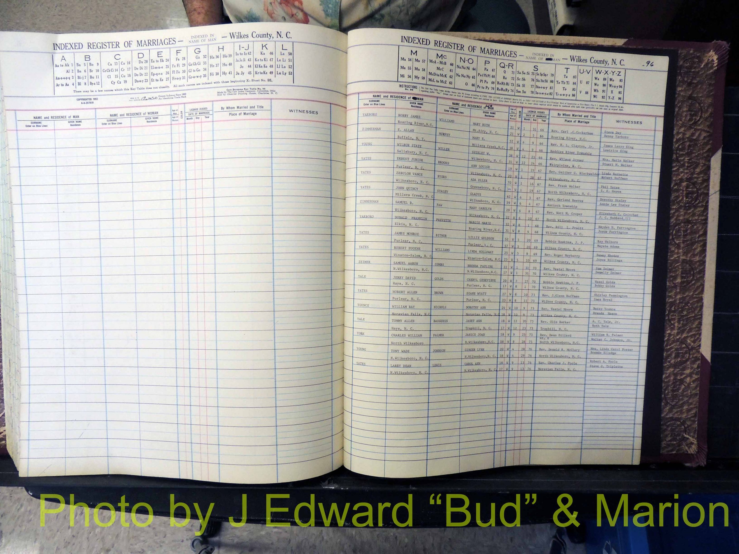 Wilkes Co, NC, Marriage Book 7, 1966-1976 (289).JPG